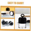 SOESFOUFU 3Pcs 10g Refillable Loose Powder Container with Puff Portable Makeup Powder Holder for Girls Travel-Friendly Makeup Case with Sifter and Lid view 2