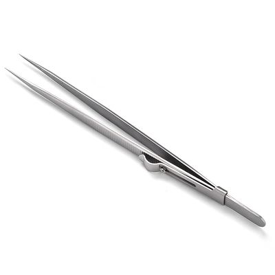 aqxreight Stainl Steel Tweezers for DIY Jewelry Making Tool IY Jewelry Hobbyist Tweezers Stainl Steel DIY with Lock (with Lock)