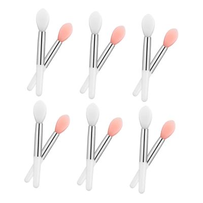 BIUDECO 24Pcs Silicone Lip Gloss Applicator Tool Portable Makeup Brushes for Women Skin Friendly Lipstick Applicator for Smooth Lip Color Application for Friends