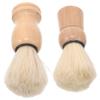 Ipetboom 2 Pcs Portable Beard Brush Set Soft Bristle Wooden Handle Shaving Brush for Men for Travel and Home Grooming Facial Lathering Tool for Barbers and Personal Care view 1