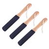 Beaupretty 3pcs Double Sided Foot Scraper with Sturdy Handle Portable Foot Grinding Tool for Home Pedicure Use Black view 1