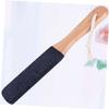 Beaupretty 3pcs Double Sided Foot Scraper with Sturdy Handle Portable Foot Grinding Tool for Home Pedicure Use Black view 4
