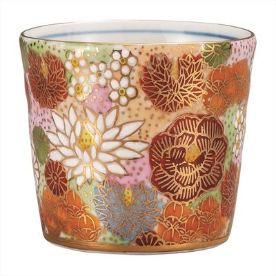 Kutani Yaki K9-419 K9-419 Soba Pork & Flowers