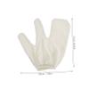 SAFIGLE Exfoliating Glove for Body Care Raw Silk Scrubbing Mitt for Deep Exfoliation Two Finger Design for Easy Use for Shower Spa and Skin Preparation Gentle Massage Treatment for All view 2
