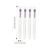 Gogogmee 8pcs Silicone Lip Mask Applicators with Lid Multifunctional Eyeshadow Brush for Makeup Enthusiasts for Lip and Eye Application view 4