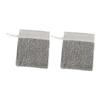 BIUDECO 2Pcs Drawstring Soap Saver Pouch for Foaming Bar Soap Exfoliating Mesh Bags for Handmade and Facial for Bathing and Skin Care Linen Material view 1