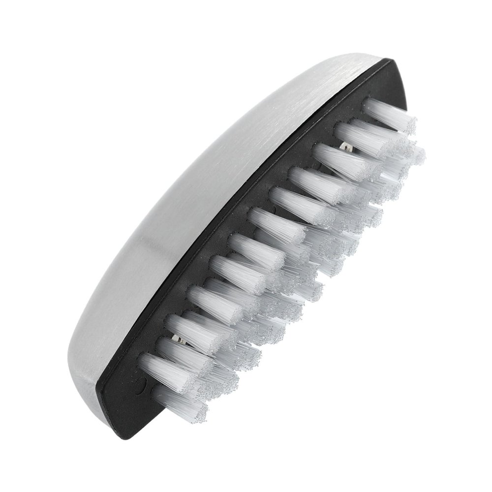BIUDECO Professional Stainless Steel Nail Brush for Deep Cleaning Flexible Bristles for Manicure Kitchen Use Convenient Handheld Design for Odor Removal and Nail Care