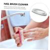 BIUDECO Professional Stainless Steel Nail Brush for Deep Cleaning Flexible Bristles for Manicure Kitchen Use Convenient Handheld Design for Odor Removal and Nail Care view 2