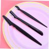Beaupretty 3pcs Eyebrow Razor Set Portable Trimmer Stainless Steel Makeup Tool Kit Cover Non-slip Grip for Women Girls view 4