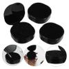 Beaupretty 3pcs Eyes Shadow Brush Cleaning Box Makeup Brush Sponge Cleaning Kit Holder Reusable Portable for Travel view 3