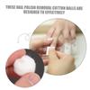 BELLIFFY Multi Purpose Cotton Balls for Manicure Soft Absorbent Nail Cleaning Cotton for Polish Removal Nail Care for Makeup Facial Treatments More view 3
