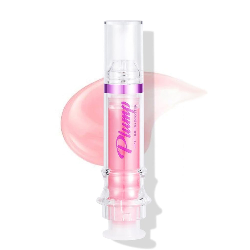 QBPPSSRY 6 Colors Lip Plumping Booster with Chili Extract, 5ml Hydrating Lip Oil, Glossy Finish (# 01)