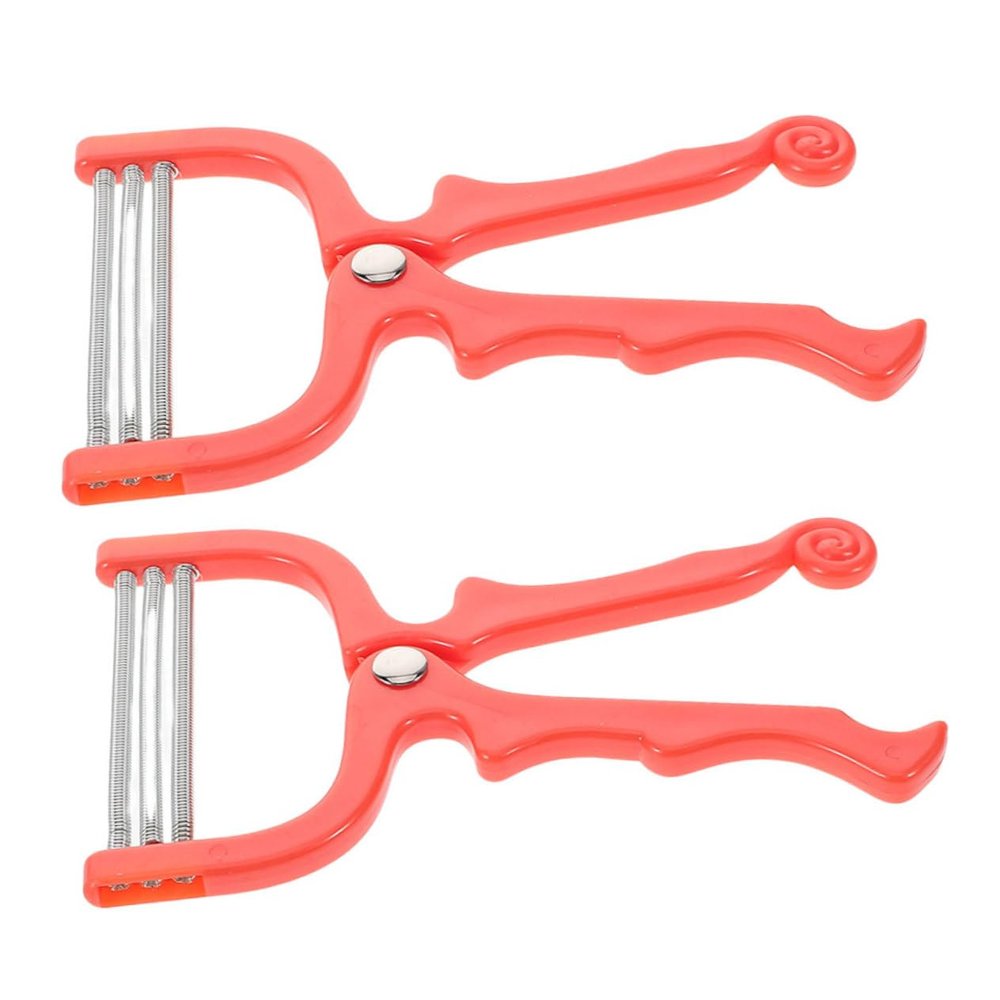 DEARMAMY 2pcs Spring Hair Remover Facial Epilator for Women Manual Handheld Tool for Upper Lip Chin Cheeks Efficient Hair Removal Portable Design for Smooth Skin