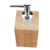 Amosfun Bamboo Soap Dispenser Bottle Refillable Lotion Container for Kitchen and Bathroom Design Pump for Hand Soap Shower Gel and Shampoo view 1