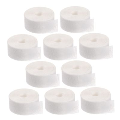 10pcs White Non Woven Collar Protectors for Dress Shirts Golf