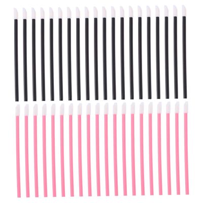 Gogogmee 300 Pcs Disposable Lip Brush Supplies for Makeup Portable Lipstick Wands Eyelash Makeup Applicators for Salon and Home Use Lightweight and Easy to Carry