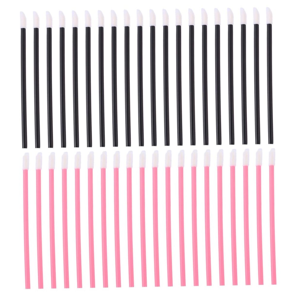 Gogogmee 300 Pcs Disposable Lip Brush Supplies for Makeup Portable Lipstick Wands Eyelash Makeup Applicators for Salon and Home Use Lightweight and Easy to Carry
