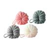 WOFASHPURET 4Pcs Pumpkin Bath Balls Lovely Foaming Bath Flowers for Exfoliating Skin Care Soft Mesh Design for Rich for Home Hotel Use for Friends Family view 1