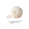 WOFASHPURET 4Pcs Pumpkin Bath Balls Lovely Foaming Bath Flowers for Exfoliating Skin Care Soft Mesh Design for Rich for Home Hotel Use for Friends Family view 2