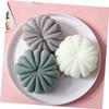 WOFASHPURET 4Pcs Pumpkin Bath Balls Lovely Foaming Bath Flowers for Exfoliating Skin Care Soft Mesh Design for Rich for Home Hotel Use for Friends Family view 4