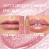 Dark Red Sparkling Glitter Lipstick, Long Lasting Shimmer Metallic Lipstick for Women Glitter Nude Waterproof Lip Gloss, Diamond Shiny Non-Stick Lipgloss Liptint Blam Lip Color labiales Makeup Gift-06 view 4