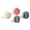 FOYTOKI 4Pcs Lovely Pumpkin Bath Balls Soft Exfoliating Shower Flowers for Gentle Skin Massage for Relaxing Baths Family view 1