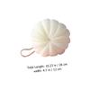 FOYTOKI 4Pcs Lovely Pumpkin Bath Balls Soft Exfoliating Shower Flowers for Gentle Skin Massage for Relaxing Baths Family view 2