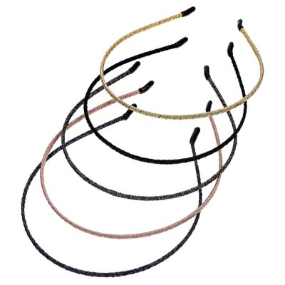 ARTSEWPLY 5pcs Elegant Retro Headband Thin Elastic Headbands for Women Boho Style Daily Headwear Accessory