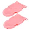 Healeved 2pcs Silicone Body Scrubber Gloves Double Sided Bath Massage Brush for Men and Women Exfoliating Wash Gloves for Shower and Scalp Scrubbing view 1