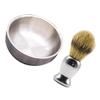 BIUDECO Professional Shaving Brush Set Nylon Bristles and Stainless Steel Soap Bowl for Men's Wet Shaving for Sensitive Skin Grooming Accessories view 1
