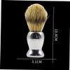 BIUDECO Professional Shaving Brush Set Nylon Bristles and Stainless Steel Soap Bowl for Men's Wet Shaving for Sensitive Skin Grooming Accessories view 4