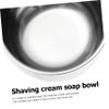 BIUDECO Stainless Steel Shaving Bowl for Men 2-Piece Foaming Brush Vessel Set Sturdy Bubble Bowl for Grooming and Shaving for Bathroom Use view 3