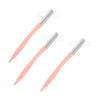 OUNONA 3Pcs Eyebrow Razors Pink Makeup Tool Kit for Precise Facial Hair Removal Compact Durable Shaping Tools for Men Women for Daily Use and Travel view 1