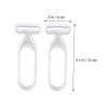 NIYANGLE 2pcs Women's Body Hair Trimmer Set Safe Armpit Eyebrow Shaver Blade Remover Tool for Smooth Shaving Portable Beauty Care for Women view 2