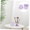 WRITWAA Portable Makeup Brush Cleaning Pad Brush Cleaning Bowl Makeup Cleaner Kit Washing view 3
