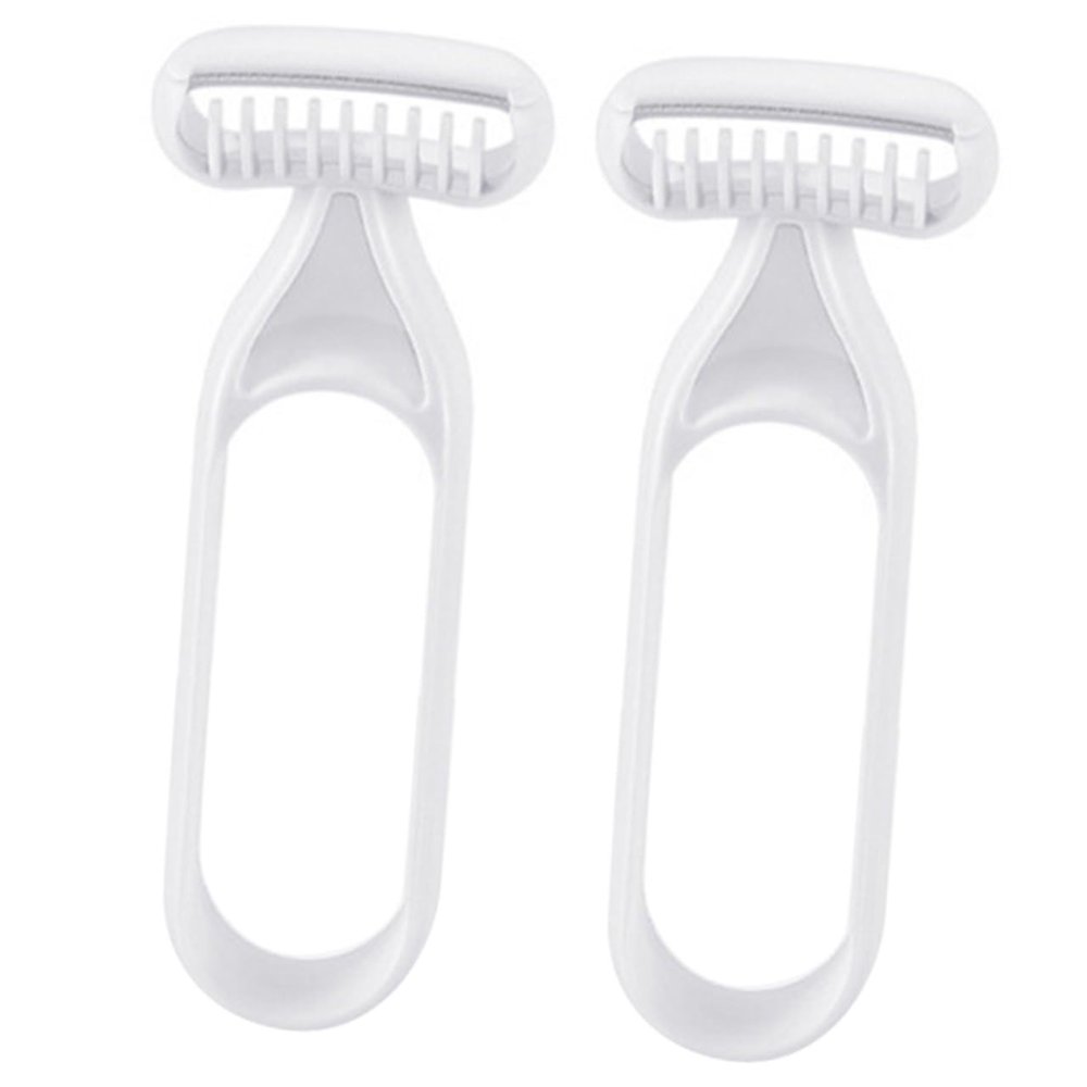 Healvian 2pcs Women's Eyebrow Trimmer Armpit Shaver Safe Precision Blade Hair Remover Tool for Body Hair Removal for Sensitive Skin Travel-Friendly Beauty Care