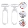 Healvian 2pcs Women's Eyebrow Trimmer Armpit Shaver Safe Precision Blade Hair Remover Tool for Body Hair Removal for Sensitive Skin Travel-Friendly Beauty Care view 4