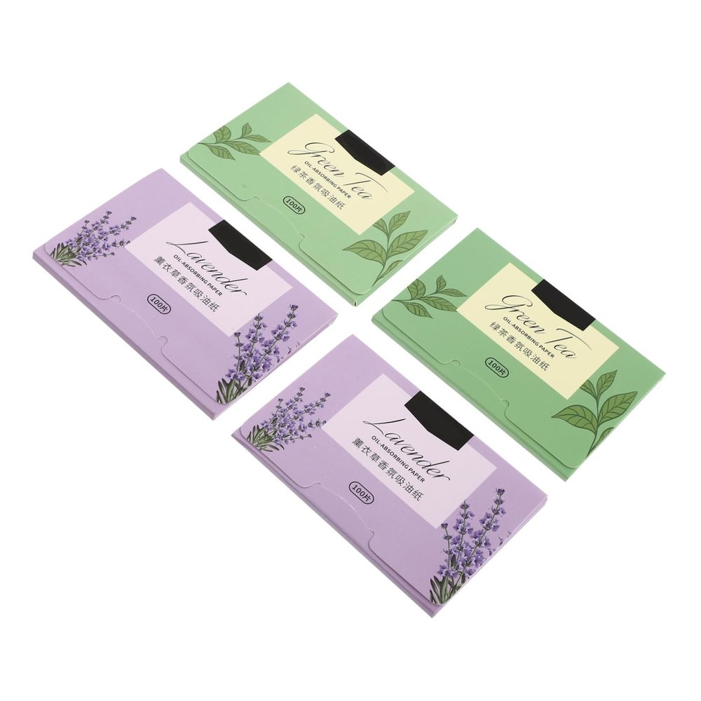 SHERCHPRY Oil Control Blotting Paper Per Box Face Cleaning Oil Paper for Men Women Compact Refreshing
