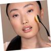 VICASKY Travel Makeup Brush Multi Functional Foundation Powder Highlighter Brush with Dense Bristles for Even Application Soft Faux Material for Cheeks Blush view 4
