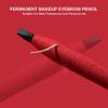 5Pcs Peel-off Eyebrow Tattoo Pencil - Waterproof Permanent Makeup with Pull Cord Mapping Easy Apply Long-Lasting Cosmetics (Red Paper-Light Brown Core) view 4