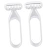 Beaupretty 2Pcs Portable Armpit Hair Trimmer for Women Lightweight Body Hair Remover Tool for Precise Shaving Hard to Reach Areas Durable and Travel Friendly Design view 1
