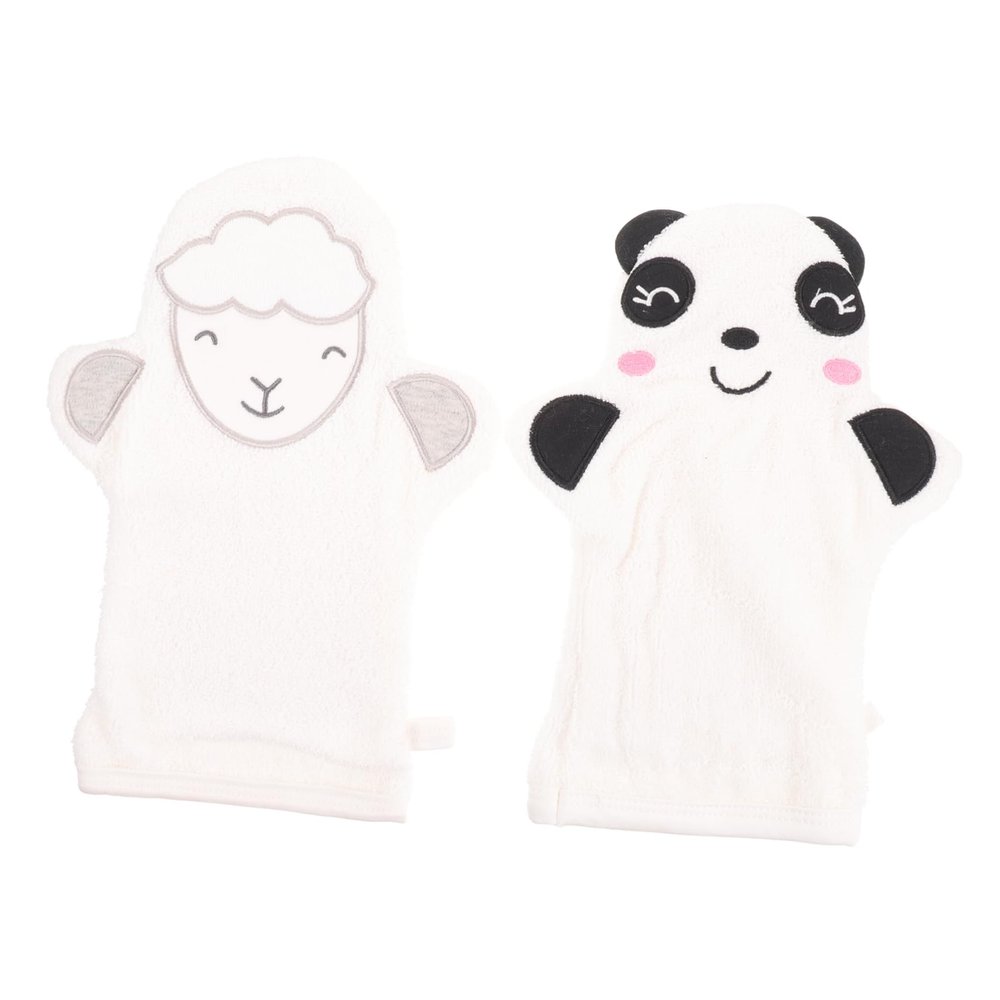 FOMIYES 2Pcs Cartoon Bathing Gloves for Exfoliating Shower Mittens Comfortable Skin Cleaning Accessory for Gentle Exfoliation and Massage for Bath Essentials