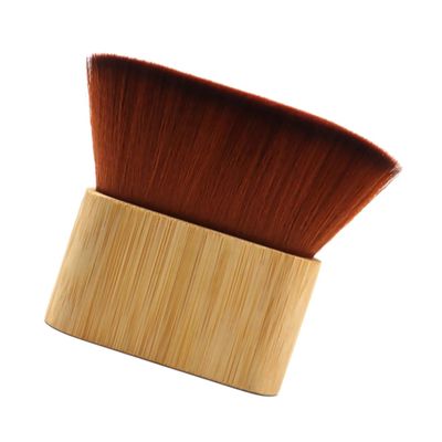 Ipetboom Barber Neck Duster Handle Supple Bristle Hair Cleaning Tool for Hair Salons for Neck Dusting and Lightweight and Easy to Use