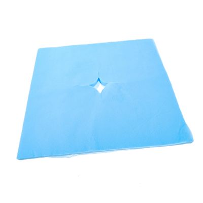 BUTIFULSIC 100Pcs Massage Hole Pads Soft Non Woven Face Pillow Covers for Salon Headrest for Spas and Beauty Treatments Breathable and Durable Design