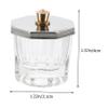 TOVINANNA Nail Liquid Bowl Set of 2 Octagonal Glass Crystal Cups with Lid for Manicure Powder Application for Nail Art Enthusiasts Professional Supplies view 2