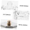 TOVINANNA Nail Liquid Bowl Set of 2 Octagonal Glass Crystal Cups with Lid for Manicure Powder Application for Nail Art Enthusiasts Professional Supplies view 4