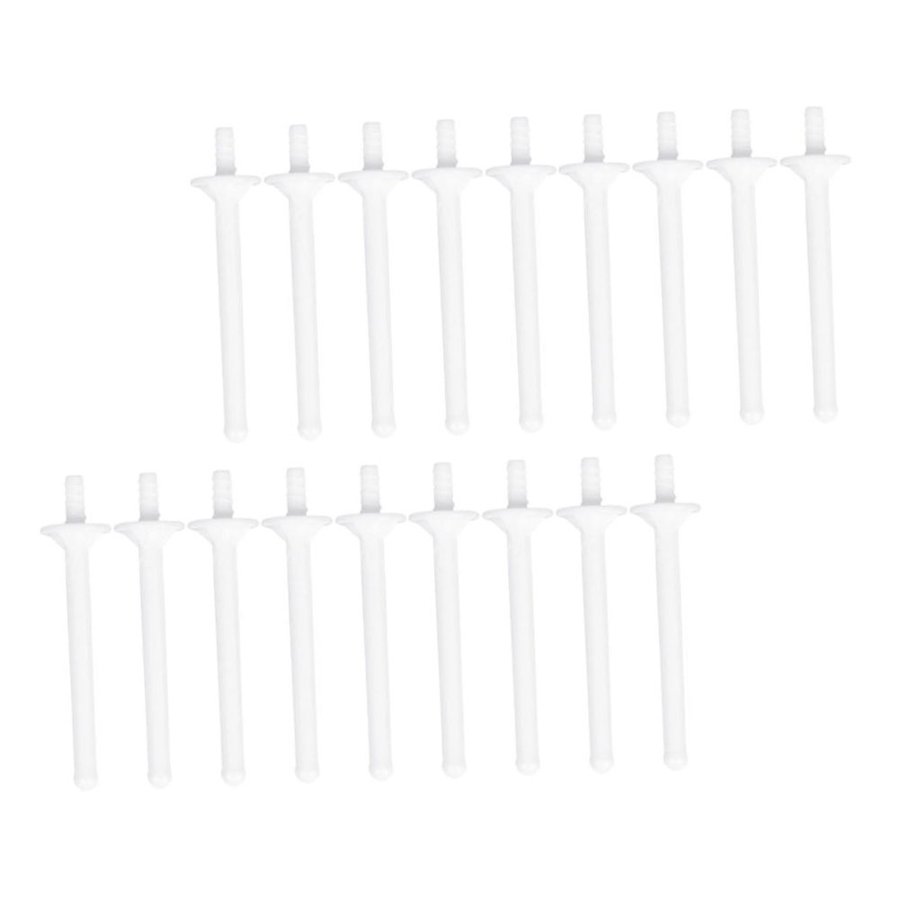 Beavorty Nose Hair Wax Sticks 60pcs Disposable Plastic Applicators for Nostril Cleaning and Hair Removal