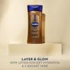 Vaseline Glazed and Glisten Golden Hour Body Gel Oil Glow Vanilla Cocoa Shimmering with Ultra-Hydrating Lipids and 100% Pure Cocoa Butter, 6.8 Oz view 4