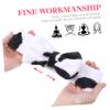 NOLITOY 2Pcs Cow Pattern Makeup Headband Adorable Bow Headband for Spa Face Washing and Shower Cute Cow Horns Hair Accessories for Daily Use view 2