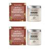 2 PCS-Coconut-Scented Sea Salt Body Scrub: a Gentle, Moisturising Scrub That Exfoliates and Smooths The Skin.Moisturizing and Exfoliating Body, Face, Hand, Foot Scrub view 1